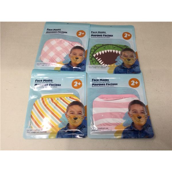 Lot of Assorted Face Masks (4ct)