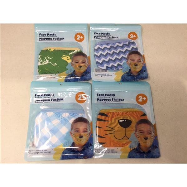 Lot of Assorted Face Masks (4ct)