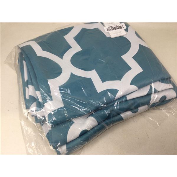 Exclusive Home Ironwork Teal Panels (2-52in x 96in)