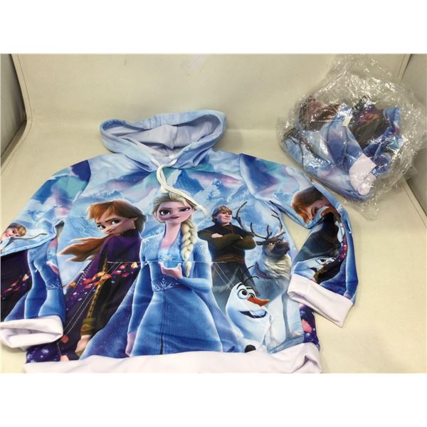 Frozen Graphic Hoodies (size 130)