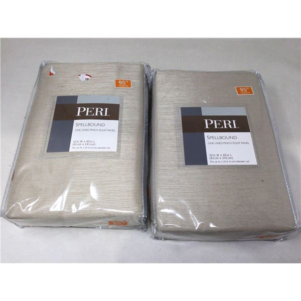 Peri Spellbound One Lined Pinch Pleat Panels (2- 32in x 95in)