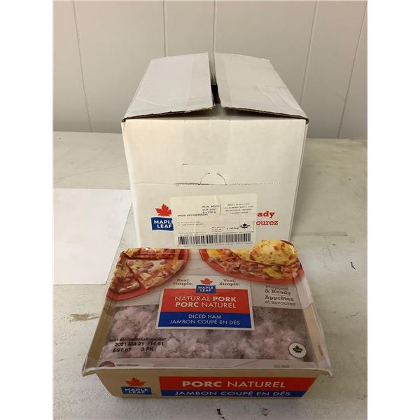 Case of Frozen Maple Leaf Diced Ham (6 x 250g)