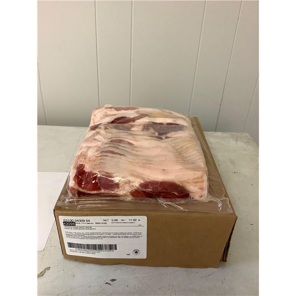 Case of Frozen Carver's Choice Buffet Bacon (5kg)