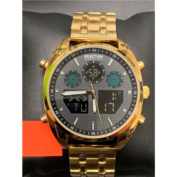 Gents Kenneth Cole Reaction Date Face Wrist Watch in original box