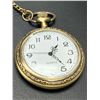Image 1 : New Quartz Conductors Open face Pocket Watch & Chain