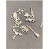 Image 2 : Lot of 10 assorted NEW Silver Charms