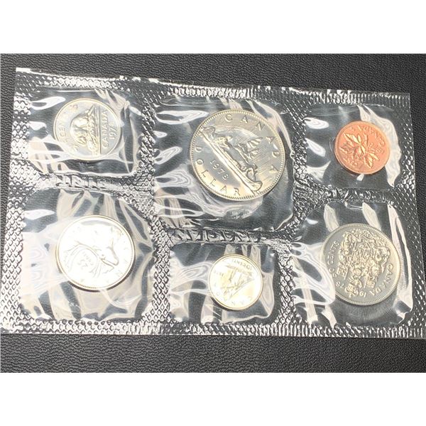 Royal Canadian Mint 1978 Sealed PL Coin Set with original certificate and envelope