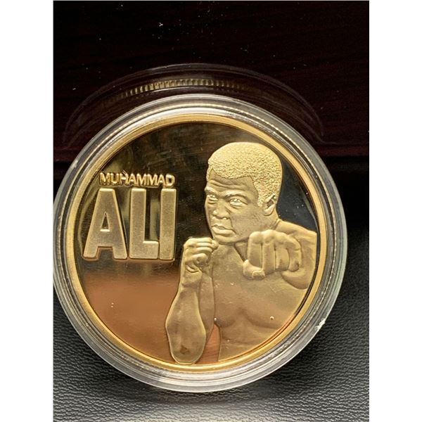 NEW Cased Muhammad Ali embossed collector medallion
