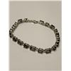 Image 1 : Ladies Natural Smoky Quartz Gemstone Tennis Bracelet 10.85ct TW with appraisal certificate value $1,