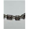 Image 3 : Ladies Natural Smoky Quartz Gemstone Tennis Bracelet 10.85ct TW with appraisal certificate value $1,