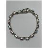 Image 2 : Ladies Multi Gemstone 925 silver bracelet with amethyst & topaz with appraisal certificate value$1,4