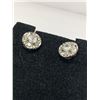 Image 2 : Ladies Diamond Solitaire Earrings set in 14Kt Gold with appraisal certificate value $6,800.00
