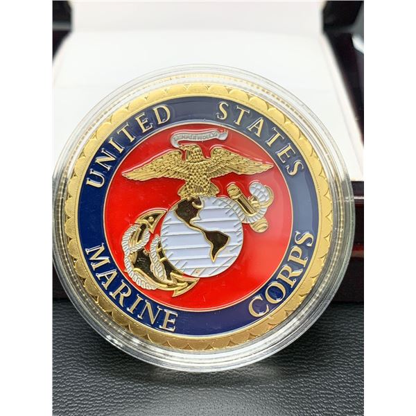 NEW USMC Washington Vietnam Memorial Cased commemorative coin