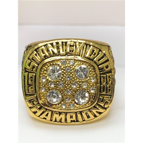 Stanley Cup Champions Edmonton Oilers 99 Gretzky 1988 Commemorative championship ring