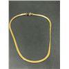 Image 1 : Ladies 14K G.P. Herring Bone 16 inch chain
