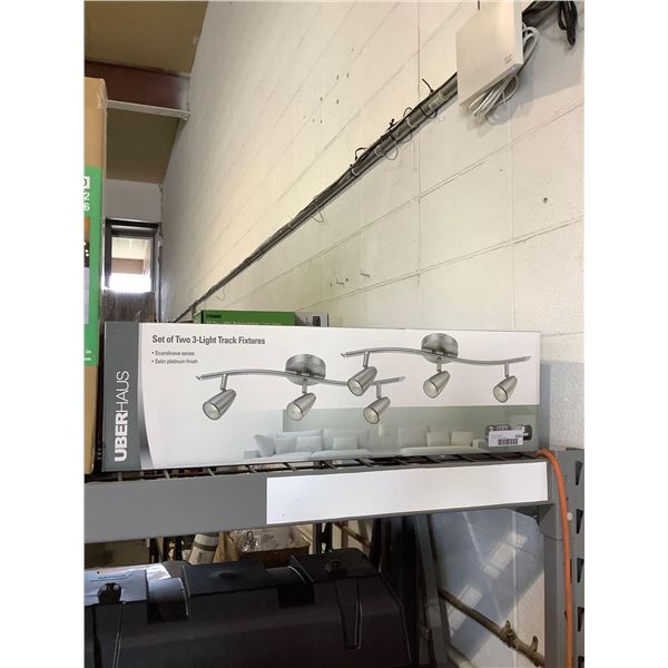 UberHaus Set of Two 3-Light Track Fixtures