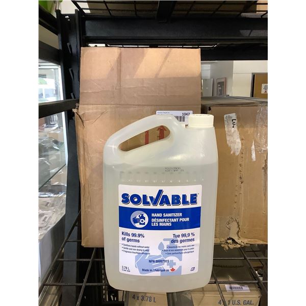 Case of Solvable Hand Sanitizer (4 x 3.78L)