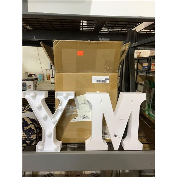 Case of LED Light Up Letters