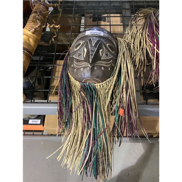 Decorative Wooden Mask 10in