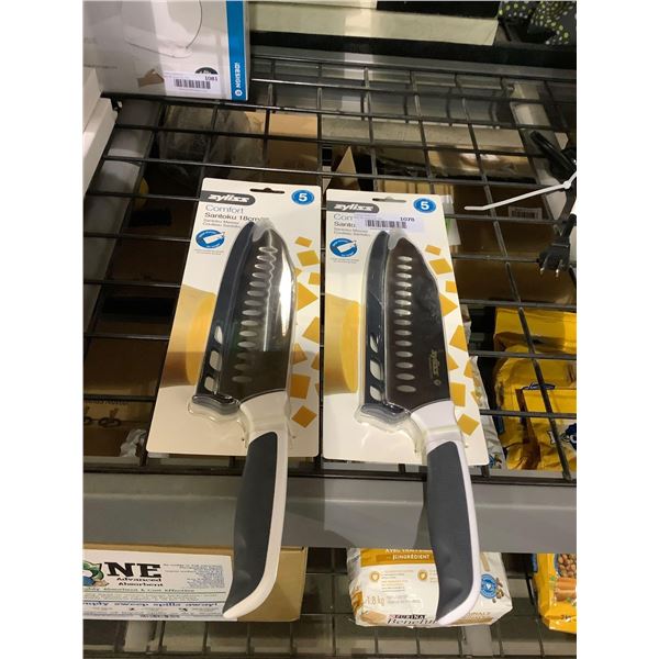 Zyliss Comfort Santoku 18cm Kitchen Knife Lot of 2