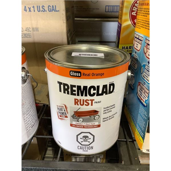 Tremclad Rust Paint - Gloss Real Orange (3.78L)