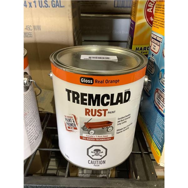 Tremclad Rust Paint - Gloss Real Orange (3.78L)