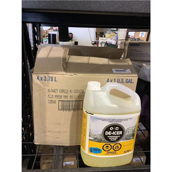 Case of De-Icer Windshield Washer Fluid (4 x 3.78L)