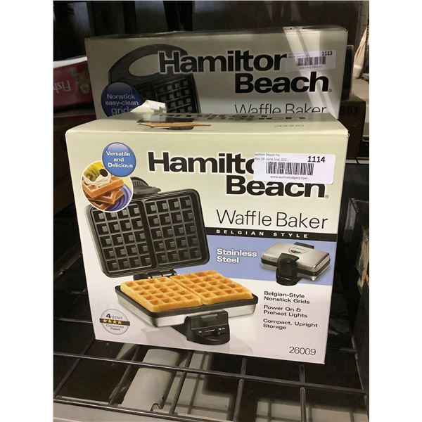 Hamilton Beach 2-Waffle Baker