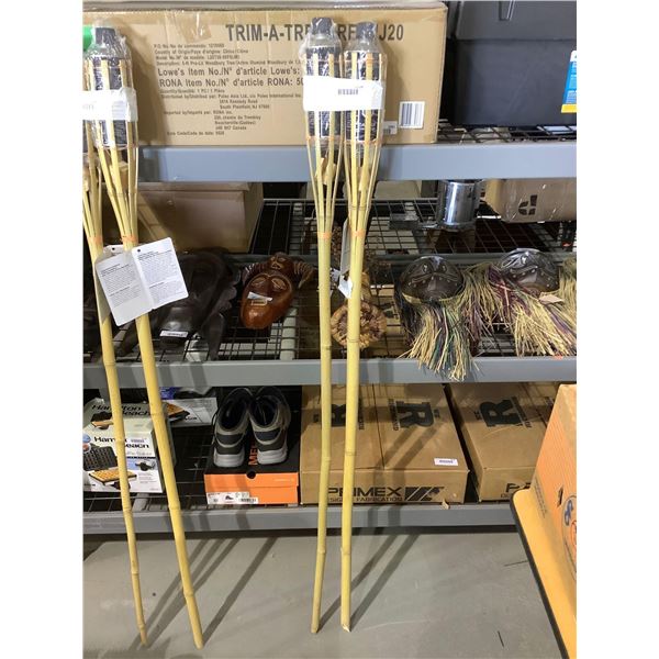 Sierra 60in Natural Bamboo Torch Lot of 2