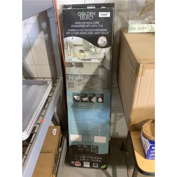 Golden Select Grouted Rigid Core Engineered SPC Vinyl Tile 3 Planks/Box 12.13 sq ft (48.03in L x 12.