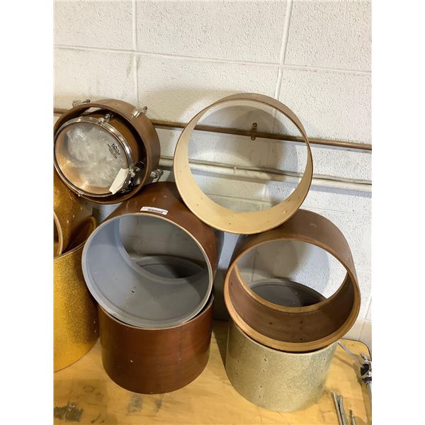 Lot of Assorted Drum Parts