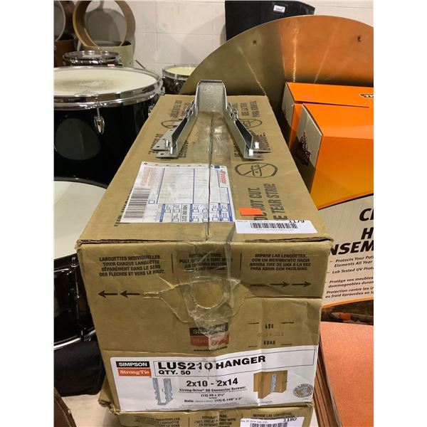 Case of 50 Simpson Strong-Tie Hangers - Model: LUS210