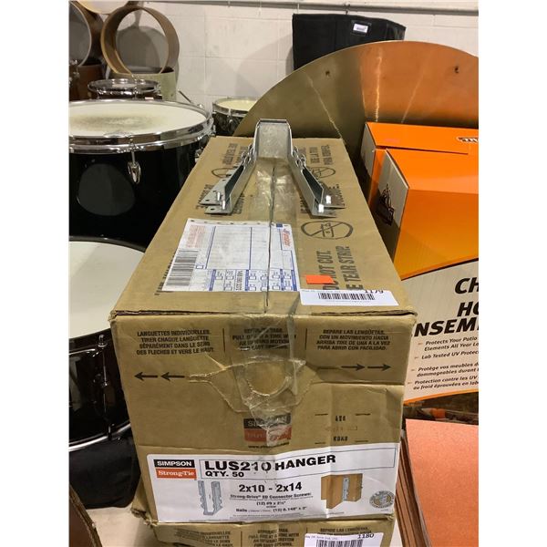 Case of 50 Simpson Strong-Tie Hangers - Model: LUS210