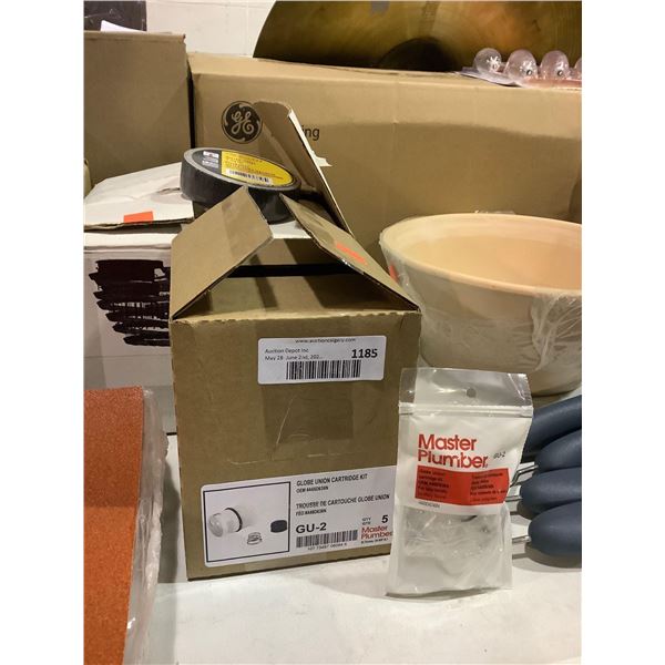 Case of 5 Master Plumber Globe Union Cartridge Kits