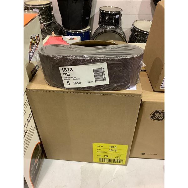 Case of 5 5-Pack 3x21 80 Grit Sanding Belts