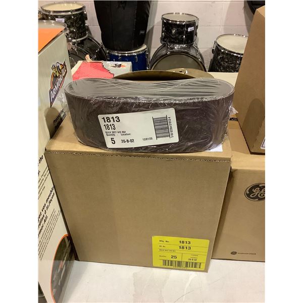 Case of 5 5-Pack 3x21 80 Grit Sanding Belts