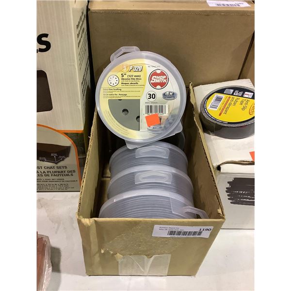 Case of 5 30 Shop Smith 5in Abrasive Film Discs