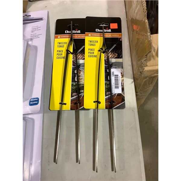 CharBroil Tweezer Tongs Lot of 2