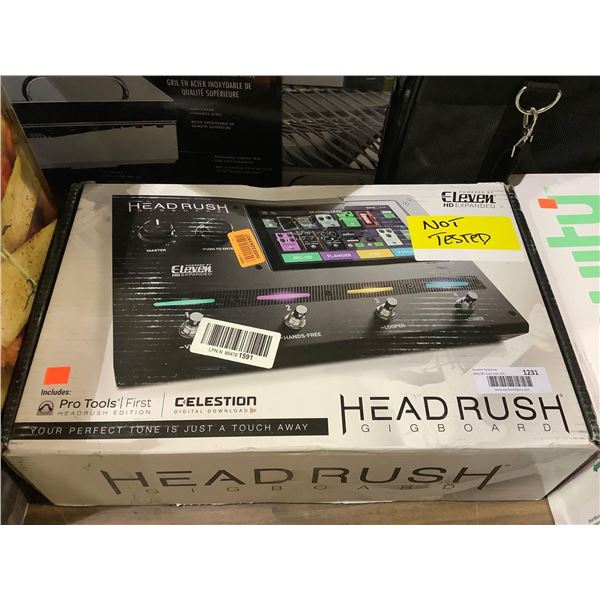 Head Rush Gigboard Guitar FX Processor (Not Tested)