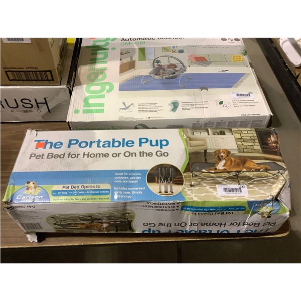 Carlson The Portable Pup Pet Bed