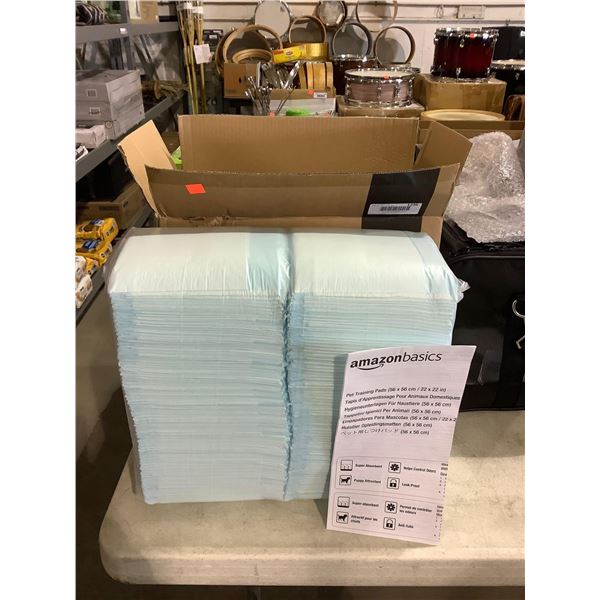 Case of Amazonbasics Pet Training Pads (22in x 22in)