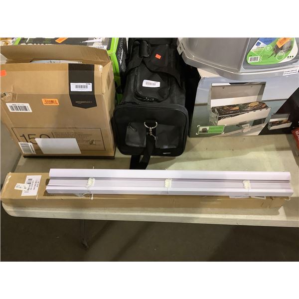 Vinyl Mini Blinds Gloss White (34in x 60in)