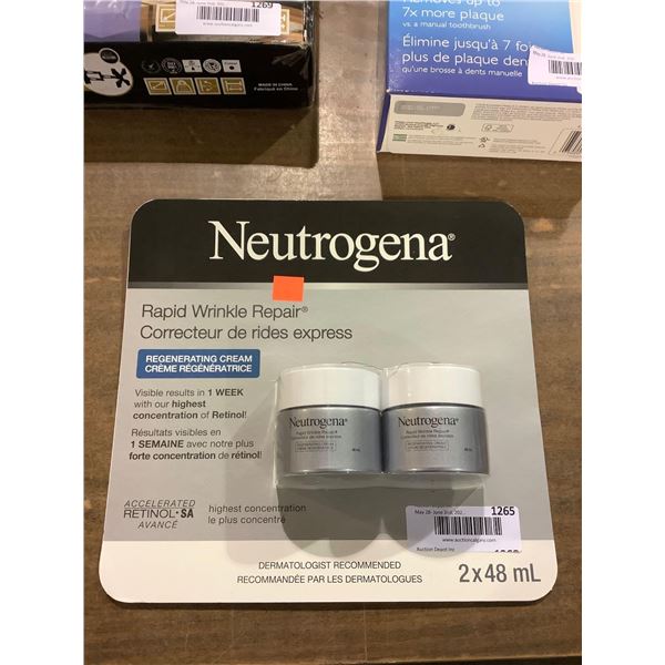 Neutrogena Rapid Wrinkle Repair Regenerating Cream (2 x 48mL)