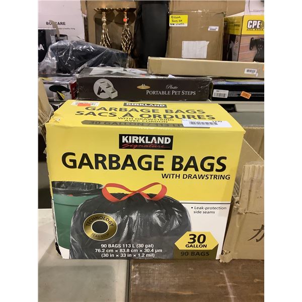 Kirkland 30 Gallon Garbage Bags
