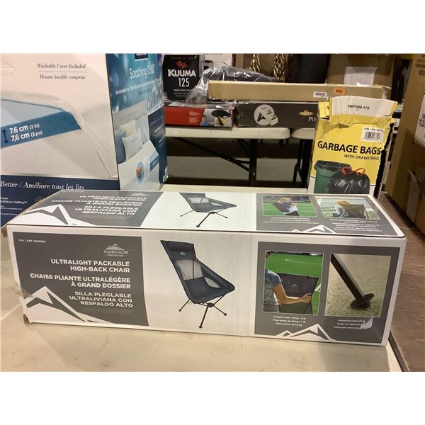 Cascade Ultralight Packable High-Back Chair