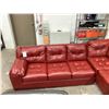 Image 2 : Red Sectional Sofa (Missing Legs)