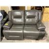 Image 1 : Grey Power Sofa Recliner (Missing Motor and Control for Left Recliner)