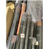 Image 4 : Pallet of Cambria Classic Wood Poles Assorted Sizes (4ft, 6ft, 8ft)