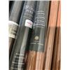 Image 5 : Pallet of Cambria Classic Wood Poles Assorted Sizes (4ft, 6ft, 8ft)