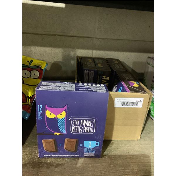 Case of Stay Awake Caffeinated Chocolate (5 x 12 x 27g)